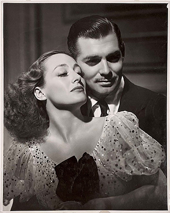 Clark Gable and Joan Crawford by George Hurrell, 1936. National Portrait Gallery, Smithsonian Institution