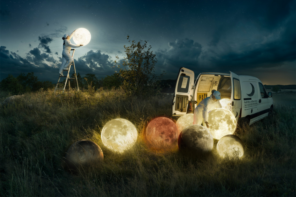 Full Moon Service by Erik Johansson