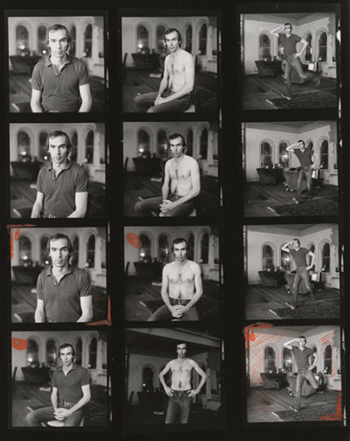 Peter Hujar, (1934– 987) Self-portraits at 189 Second Avenue, 1974, job 620. The Morgan Library & Museum, Peter Hujar Collection, New York purchased on the Charina Endowment Fund, 2013, 2013.108:8.2110. Courtesy of Fraenkel Gallery, San Francisco and Ortuzar, New York; © The Peter Hujar Archive / Artists Rights Society (ARS).