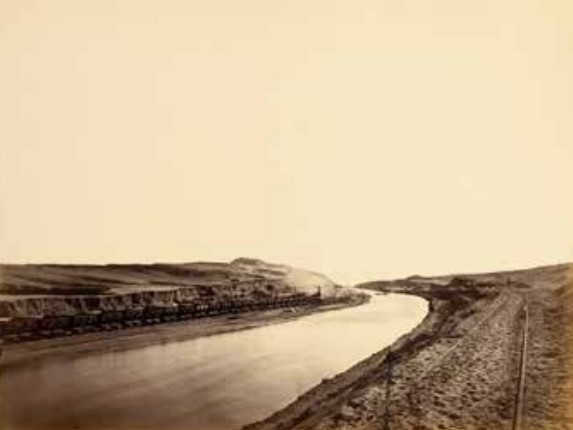 Louis Robert Cuvier, &quot;Chantier d’Asie (Amont)&quot; Kil.73, 1866 print on albumin paper from a collodion glass negative 19.7 x 26.1 cm. Musée d’Orsay collection, purchase, 1991 © photo: Musée d’Orsay, Dist. GrandPalaisRmn / Alexis Brandt