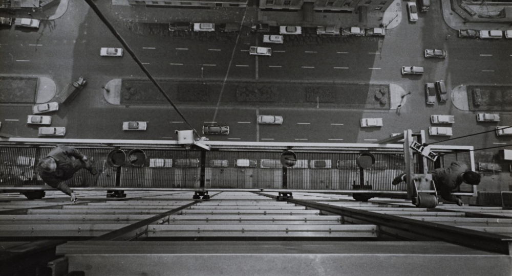 Rollie McKenna, "Lever House, New York City," 1956, Gelatin silver print, Frances Lehman Loeb Art Center, Vassar College, Gift of the artist, 1987.53.105. © The Rosalie Thorne McKenna Foundation, Courtesy Center for Creative Photography, The University of Arizona Foundation