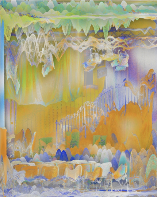 Tim Berresheim, The Great House. Diffraction. Tangled Up., 2025 - Courtesy of the artist and Galerie Judith Andreae.