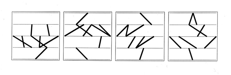 Manfred Mohr, P225, Plotter drawing, 1978, Manfred Mohr/galerie charlot