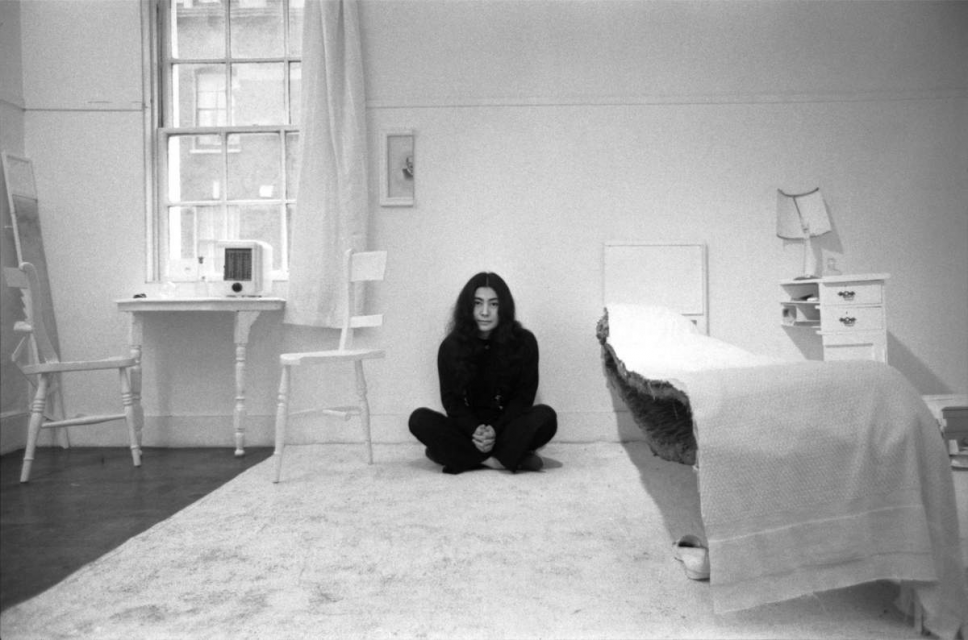 Yoko Ono &quot;Half-A-Room&quot; 1967 from HALF-A-WIND SHOW, Lisson Gallery, London, 1967. Photograph © Clay Perry / Artwork © Yoko Ono